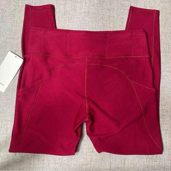 Lululemon Fast and Free Tech Fleece High Rise Leggings with Pockets NWT - Picture 4 of 9